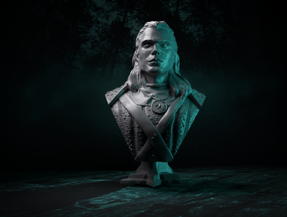 Geralt of Rivia The Witcher Bust