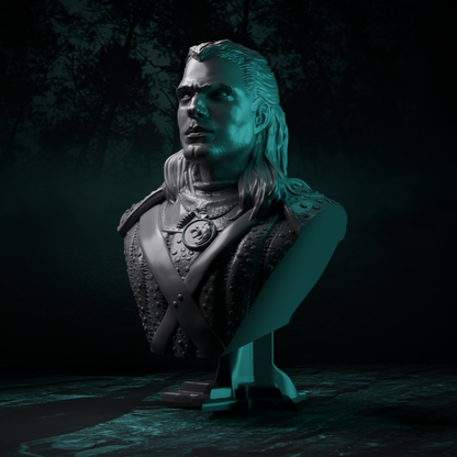 Geralt of Rivia The Witcher Bust